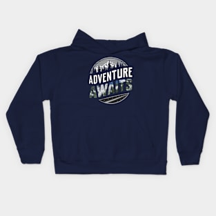 Adventure Awaits hiking Kids Hoodie